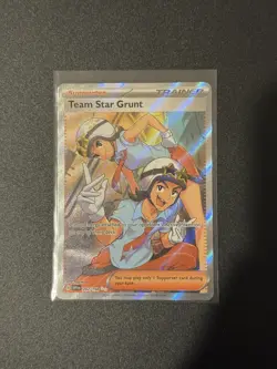 Team Star Grunt 242/198 Ultra Rare Scarlet & Violet SVI EN Pokemon Card NM - Image 1