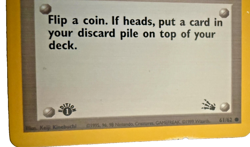 POKEMON CARD - RECYCLE - 61/62 1st edition. - Image 3