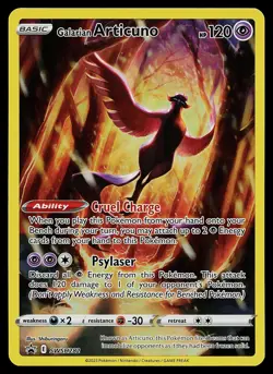 Pokemon Card - Galarian Articuno Sword & Shield Promo SWSH282 Holo - Image 1