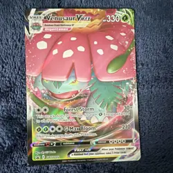 Venusaur VMAX Promo Full Art Holo 330 HP Pokemon Card SWSH102 Sword & Shield - Image 1