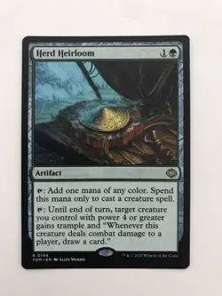 Herd Heirloom MTG Magic the Gathering Card NM Near Mint TDM - Image 1