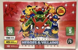 2025 1x PIKACHU COSPLAY & 1x PIKACHU HEROS & VILLAINS FullBOXES , 30 pks - Image 1