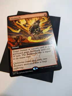 Flashback (Extended Art) (R) #333 Secrets of Strixhaven MTG NM - Image 1