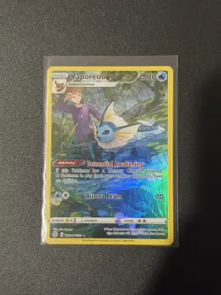 Pokemon TCG Vaporeon TG02/TG30 Brilliant Stars Full Art Trainer Gallery NM - Image 1