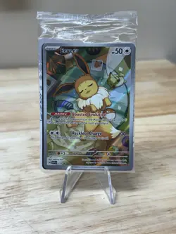 NEW Pokemon TCG Scarlet & Violet Prismatic Evolutions Eevee #173 Promo SEALED - Image 1