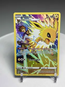 Pokemon TCG Jolteon Ultra Rare Trainer's Gallery TG04/30 Brillian Stars Card - Image 1