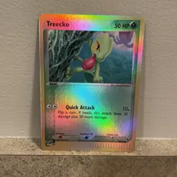 Treecko - EX Dragon - 80/97 - Reverse Holo E-Reader - Pokemon TCG 2003 - LP - Image 1