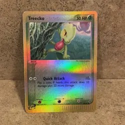 Treecko - EX Dragon - 80/97 - Reverse Holo E-Reader - Pokemon TCG 2003 - LP - Image 2