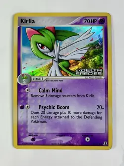 Kirlia 2005 Pokemon EX Delta Species Reverse Holo #47/113 * Light Play - Image 1