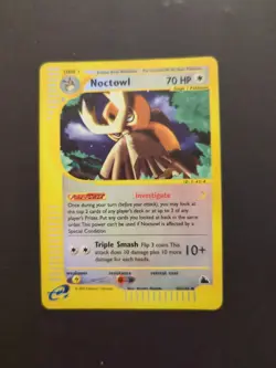 Noctowl Skyridge Reverse Holo 40/144 eReader Pokemon TCG LP - Image 1