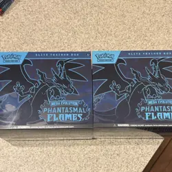 2x Pokemon Mega Evolu Phantasmal Flames Elite Trainer Box Charizard Gengar 2025 - Image 1