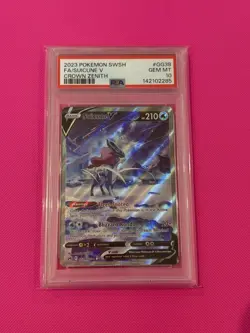 2023 Pokemon TCG Suicune V GG38 Crown Zenith PSA 10 Gem Mint - Image 1