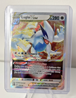 Lugia VSTAR 139/195 Holo VSTAR Rare Silver Tempest Pokemon Near Mint - Image 1