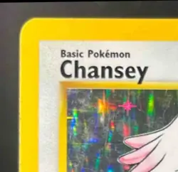 Chansey #3/102 Base Set Unlimited Pokemon Rare Holo MP - Image 3