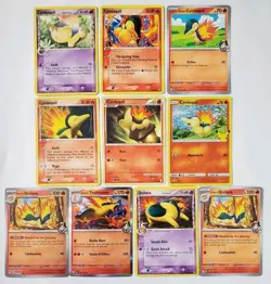 Pokemon Lot Cyndaquil 59/101 EX Hidden Legends, Typhlosion 034/182 Destined Riva - Image 1