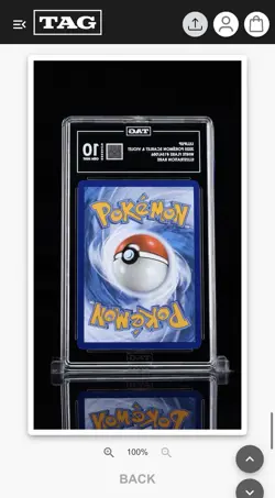 Pokemon TCG Lillipup 154/086 White Flare IR TAG Gem Mint 10 Rank #1 - Image 5