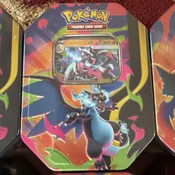 Pokemon TCG: Mega Charizard X & Mega Charizard Y Tins Lot of 8 *SEALED* - Image 2