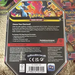 Pokemon TCG: Mega Charizard X & Mega Charizard Y Tins Lot of 8 *SEALED* - Image 4