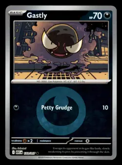 Gastly 123/217 ASC ME: Ascended Heroes Pokemon Near Mint Reverse Holo - Image 1