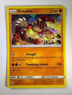 Groudon 113/236 Holo Cosmic Eclipse Pokemon - Image 1