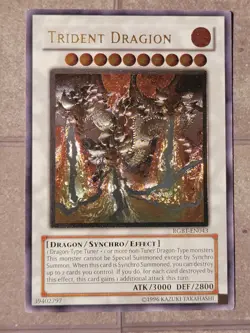 Yu-Gi-Oh! TCG Trident Dragon Ultimate Rare RGBT-EN043 Unlimited (LP) - Image 1