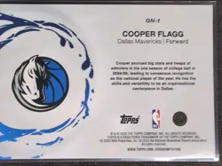 2025-26 Topps - Generation Now Cooper Flagg #GN-1 Holofoil (RC) - Image 2