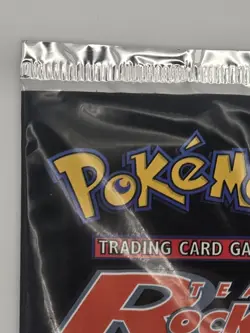 Vintage SEALED Pokemon Team Rocket Booster Pack Unlimited Jesse & James 20.72g - Image 2
