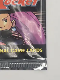 Vintage SEALED Pokemon Team Rocket Booster Pack Unlimited Jesse & James 20.72g - Image 3