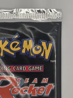 Vintage SEALED Pokemon Team Rocket Booster Pack Unlimited Jesse & James 20.72g - Image 4