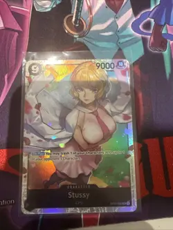 Stussy OP07-085 Card Game One Piece SR - Image 1