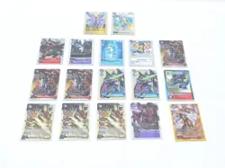 Digimon CCG Card Bundle - 17 Rare, Super Rare & Secret Rare Cards - Mostly Foils - Image 1
