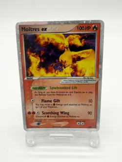 Pokemon Card Moltres ex 031 Black Star Nintendo Promo Holo Rare LP/MP - Image 1