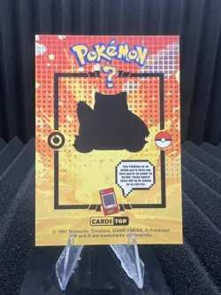 Snorlax #143 - Card Tops Pokedex Database 2024 - Pokemon Card NM - Image 2