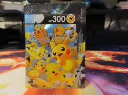 Pikachu V-UNION Full Set 4 Promo Cards SWSH Black Star NM Sleeved Complete - Image 5