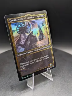 Queza, Augur of Agonies (Gilded Foil) Streets of New Capenna Foil - Image 1