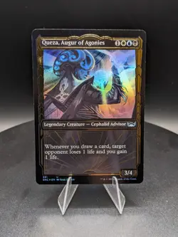 Queza, Augur of Agonies (Gilded Foil) Streets of New Capenna Foil - Image 2