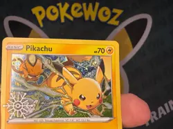 Pokemon Pikachu Cosmos Holo Snowflake Stamped Promo 049/195 - Image 1