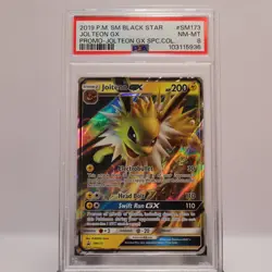 Pokemon TCG - Jolteon GX SM173 SM Black Star Promo - PSA 8 NM/MT - Image 2