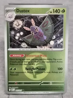 Dustox - (Energy Symbol Pattern) 015/217 Uncommon ME: Ascended Heroes NM Pokemon - Image 1