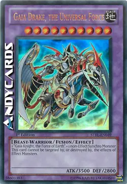 GAIA DRAKE, THE UNIVERSAL FORCE • Ultra R • STBL EN039 • 1Ed • Yugioh! ANDYCARDS - Image 1
