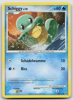Schiggy 96/127 - Platin Set - DE - EXC - Pokemon TCG Karte - Image 1