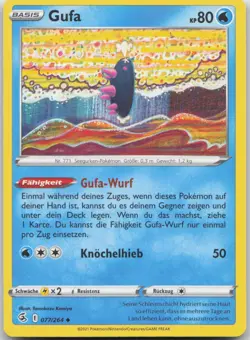 Gufa 077/264 Tomokazu Komiya - Fusionsangriff - DE - NM - Pokemon TCG Karte - Image 1