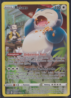 Relaxo TG10/TG30 IR - Verlorener Ursprung LOR - DE - NM/EX - Pokemon TCG Karte - Image 1