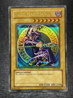 YuGiOh! Dark Magician SDY-E005 - Error Misprint Foil Shift 1st Edition Near Mint - Image 2
