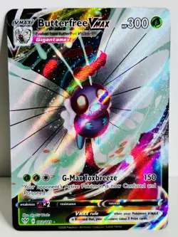 Butterfree VMAX 002/189 Darkness Ablaze DAA Holo Rare VMAX 002 Pokemon - Image 1