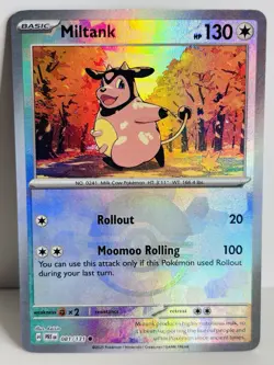 Miltank - 081/131 - Pokeball Holo - Prismatic Evolutions - Pokemon Card - - Image 1