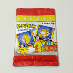 Pokemon Action Flipz Lenticular Nintendo Artbox 1998 Booster Pack New - Image 2