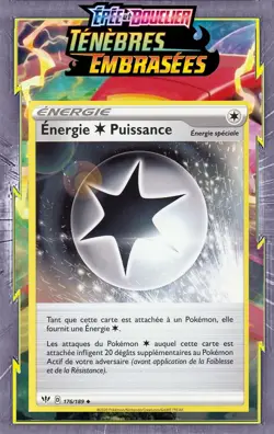 Energie Puissance-EB03:Tenebres Embrasees- 176/189-Carte Pokemon Neuve Francaise - Image 1