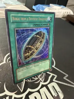 Yugioh Burial from a Different Dimension DP03-EN026 Ultra Rare 1st Edition VLP - Image 3