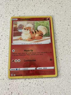 Pokemon TCG Growlithe Reverse Holo 032/264 NM - Image 1